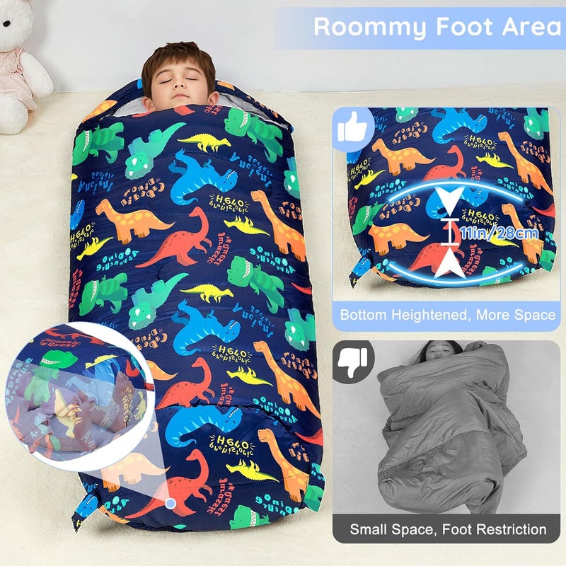 FIOBEE Kids Sleeping Bag for Girls Boys 3 Season Warm & Cool Weather Youth Camping Sleeping Bags with Backpacking Bag Waterproof for Traveling Hiking Indoor Outdoor Camping Essentials - Image 3